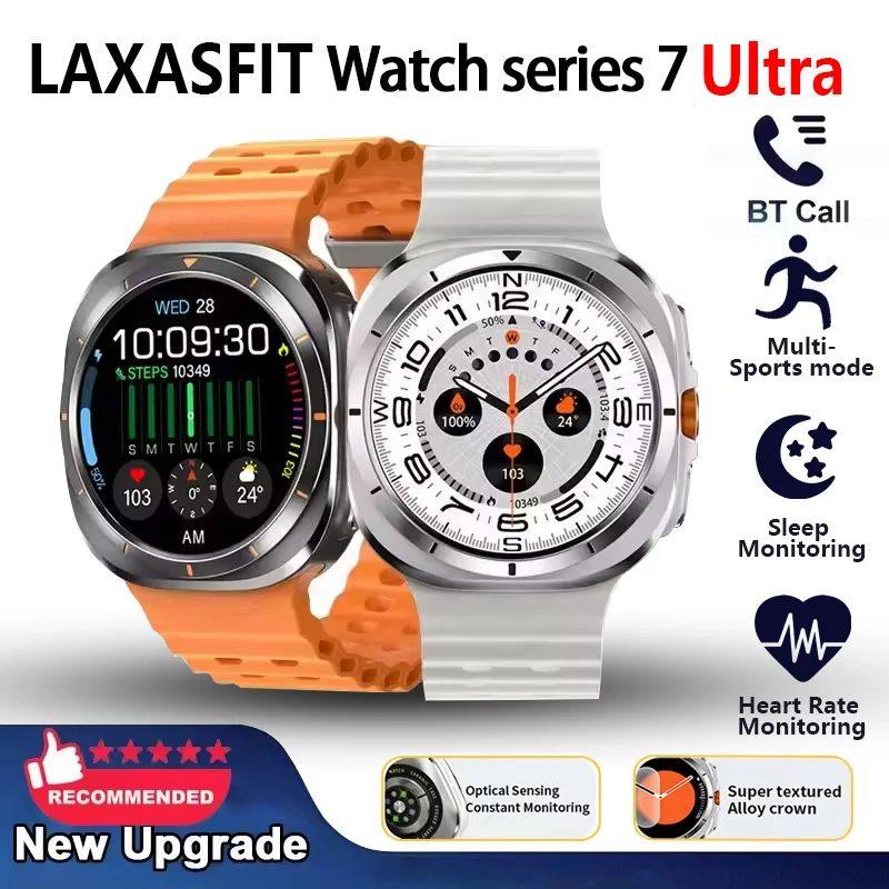 LAXASFIT 2025 New Smartwatch 1.52-inch AMOLED HD Display Blu