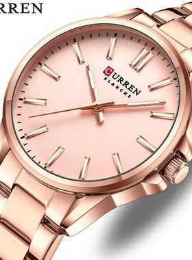 CURREN New Watch Women Fashion Casual Stainless Steel Watche
