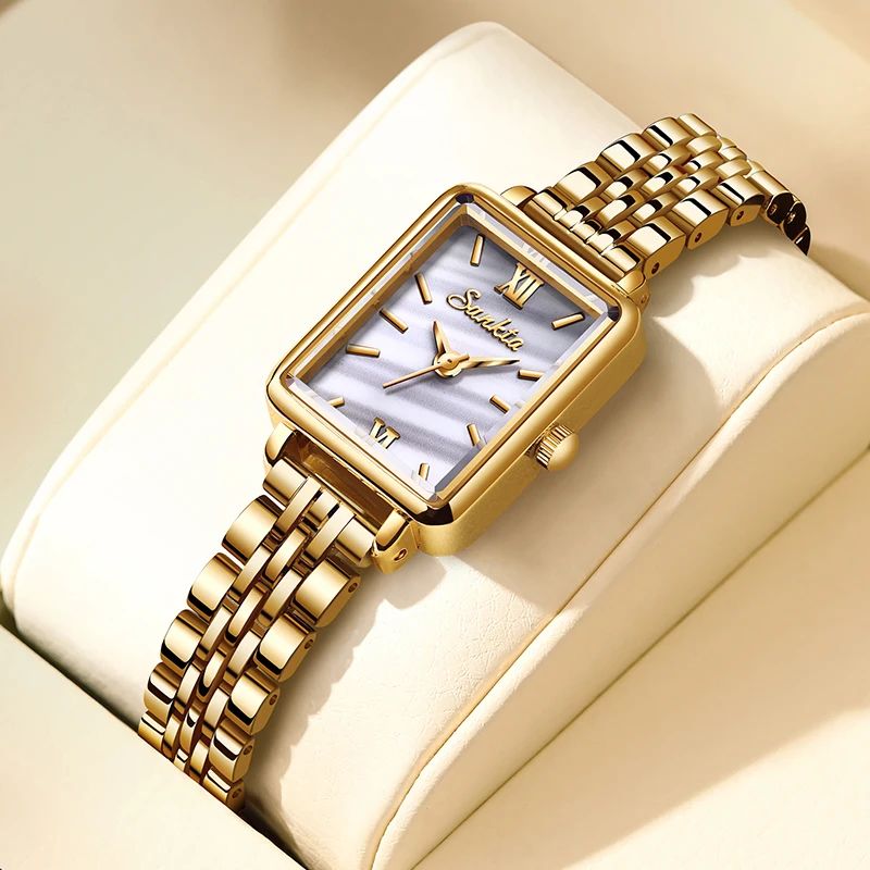LIGE Sunkta Fashion Elegant Quartz Woman Watch Leisure Simpl