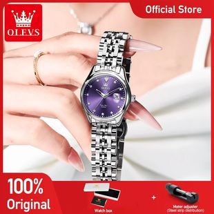 OLEVS Women Watch 5649 New Quartz Wristwatch Waterproof Lumi