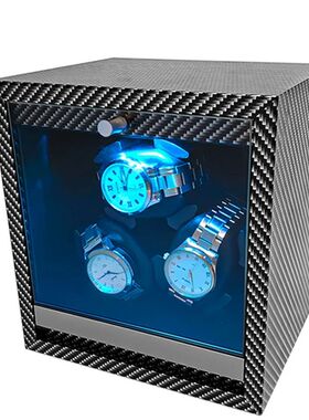 3 Slots Watch Winder for Automatic Watches Box Storage Box D