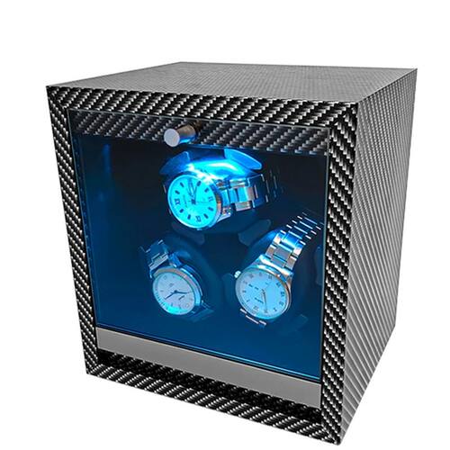 3 Slots Watch Winder for Automatic Watches Box Storage Box D