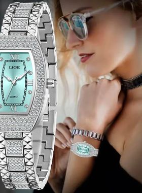 LIGE Fashion Elegant Watch For Women Original Design Casual