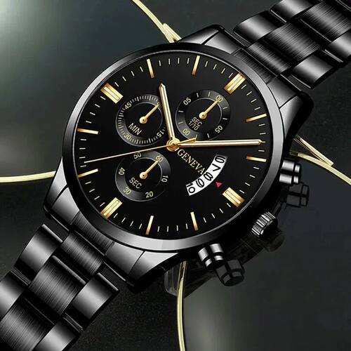 New Fashion Mens Sports Watches Luxury Calendar Quartz Wrist