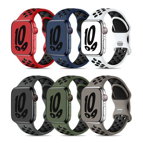 Silicone Sport Straps For Apple Watch Band 45mm 44mm Ultra2