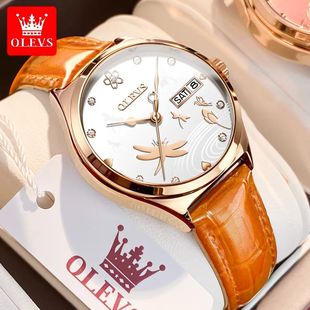 OLEVS 6611 Dual Calendar Mechanical Watch for Women Original
