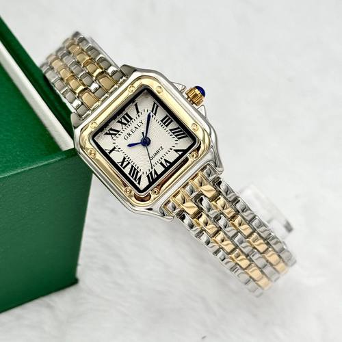 Luxury Women's Watches Classic Brand Square Ladies Quartz Wr