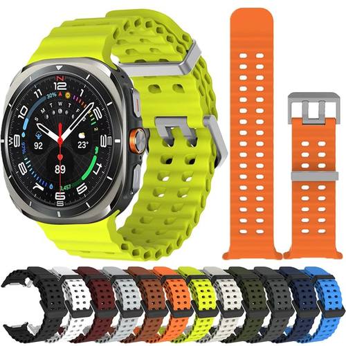Marine Band For Samsung Galaxy Watch Ultra 47mm Sports Silic