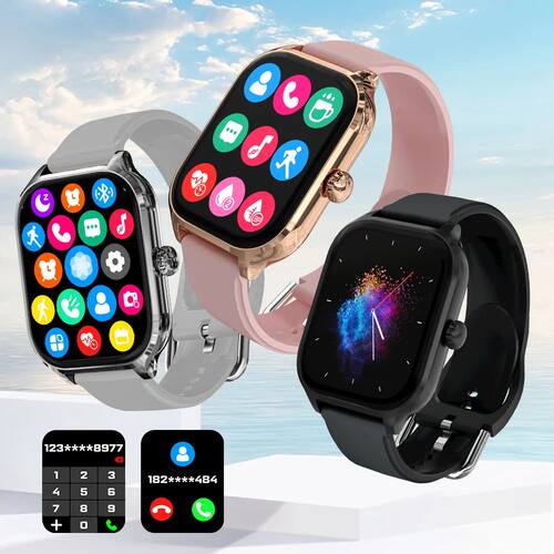 LAXASFIT H9 and H6 Smartwatch Dial to Answer Calls Calorie T