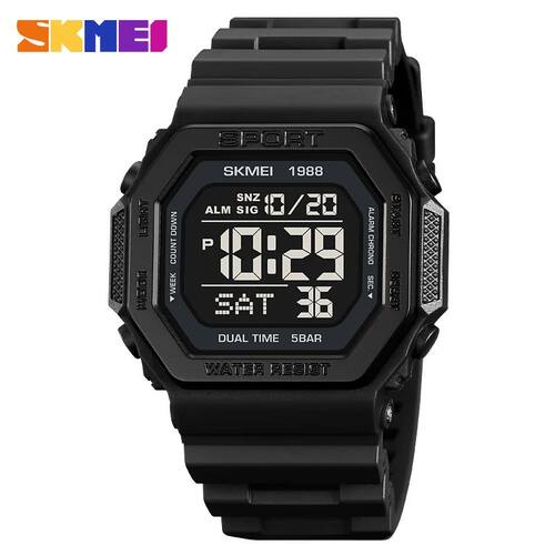 SKMEI 1988 Digital Watch for Men Waterproof Back Light Mens