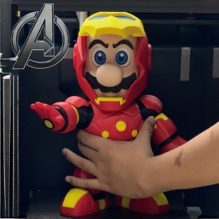 【Iron Man】马里奥钢铁侠系列手办模型桌面摆件潮玩玩具儿童礼物