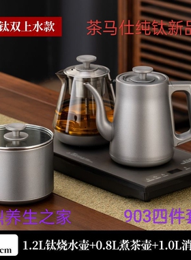 茶马仕纯钛新品903双边底部可同时加水双边全自动变频恒温20*37