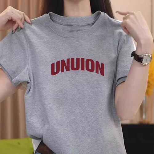 美式hiphop灰色纯棉短袖t恤女2026新款夏季简单大方高级感上衣服