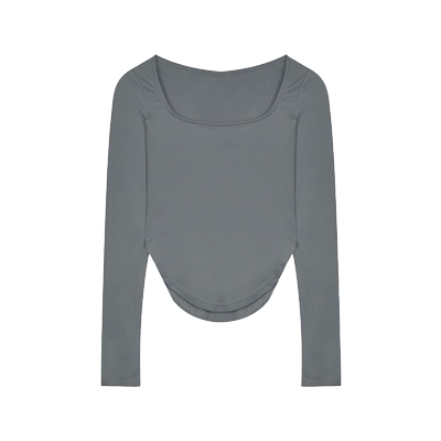 设计感小众纯欲短款甜辣上衣