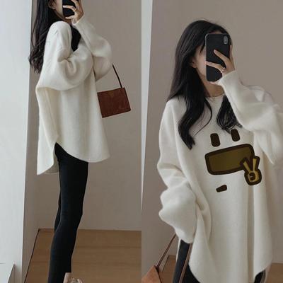 白色纯棉中长款内搭打底衫上衣