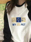 t恤女2025新款 春秋冬季 内搭打底衫 纯棉长袖 酷飒风女装 高级感上衣