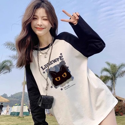 秋冬季宽松内搭打底衫上衣