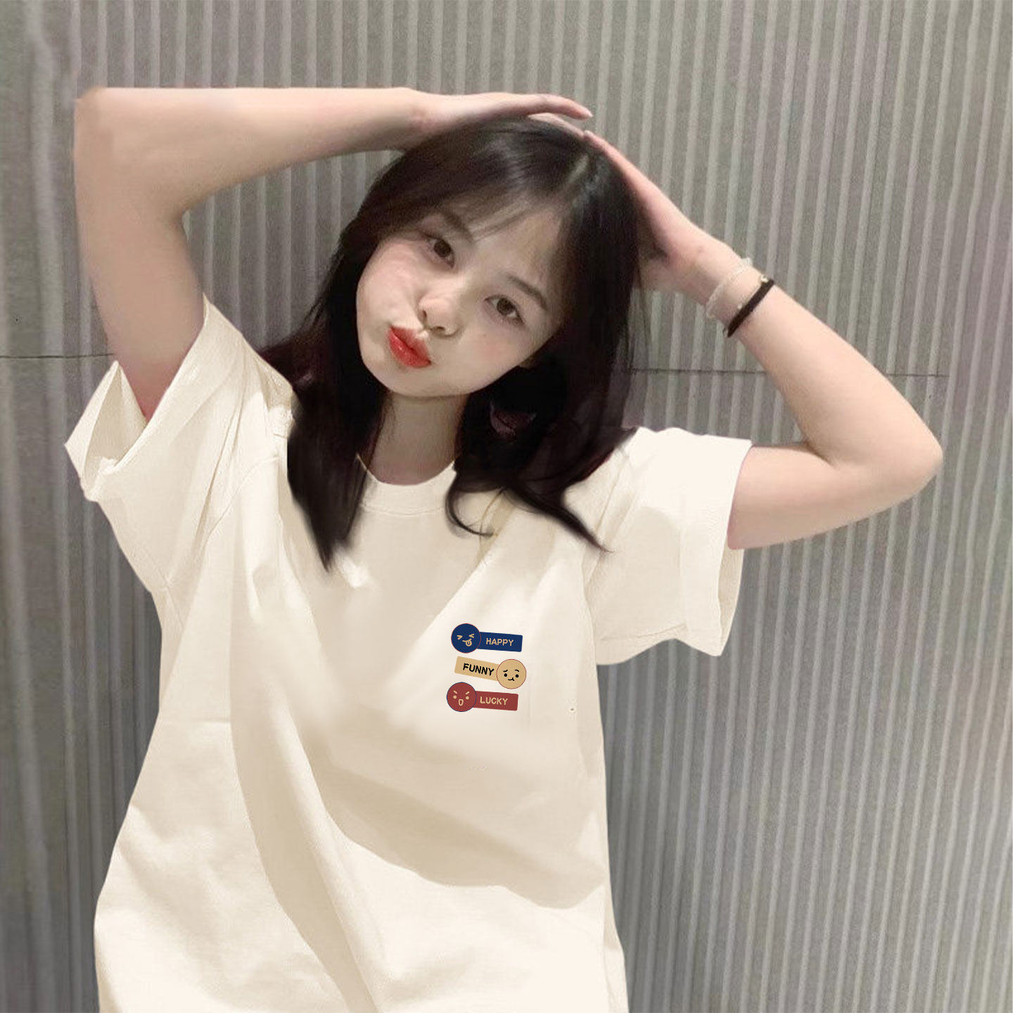 纯棉短袖t恤女2026新款夏季宽松显瘦韩版慵懒风胖mm大码女装上衣