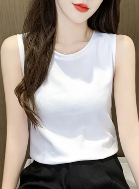 白色吊带背心t恤女2026夏季新款修身设计感小众纯欲辣妹上衣ins潮