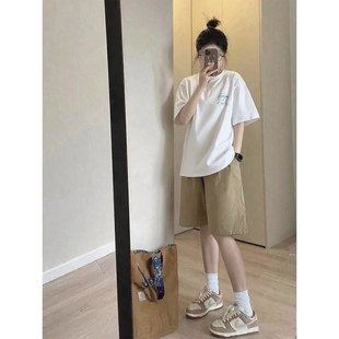 春季白色纯棉短袖t恤女装2026年新款夏季韩系穿搭气质女士上衣服