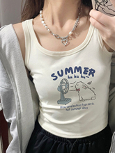 纯棉吊带背心女内搭2025新款夏季外穿法式独特别致甜辣妹风小上衣
