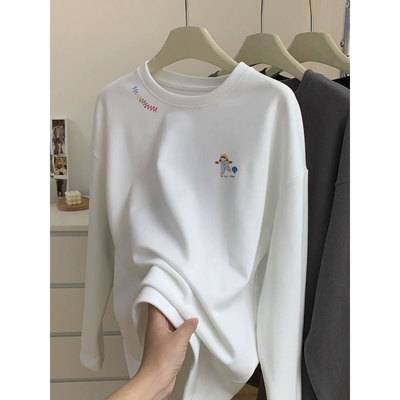 大码女装长袖t恤女2025新款秋冬季德绒洋气内搭高级感打底衫上衣