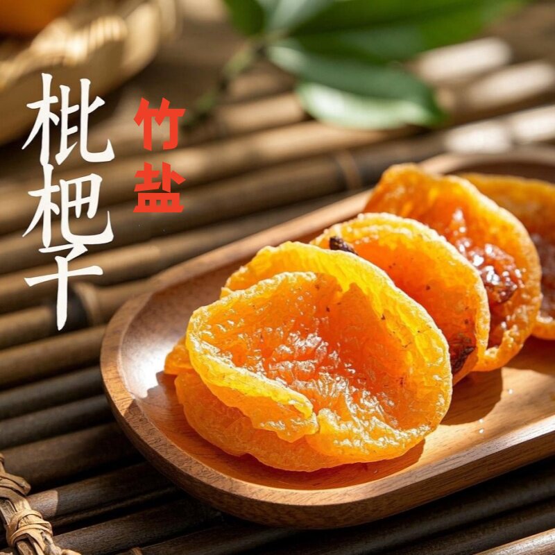 顶山小匠云霄竹盐枇杷干原味酸甜软糯锁鲜工艺制作琵琶果脯休闲品图片