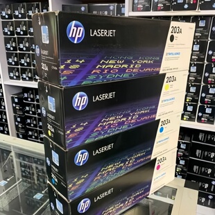 HP惠普203A硒鼓CF540A 国外版 M254dw M280打印机港版 M281nw 原装