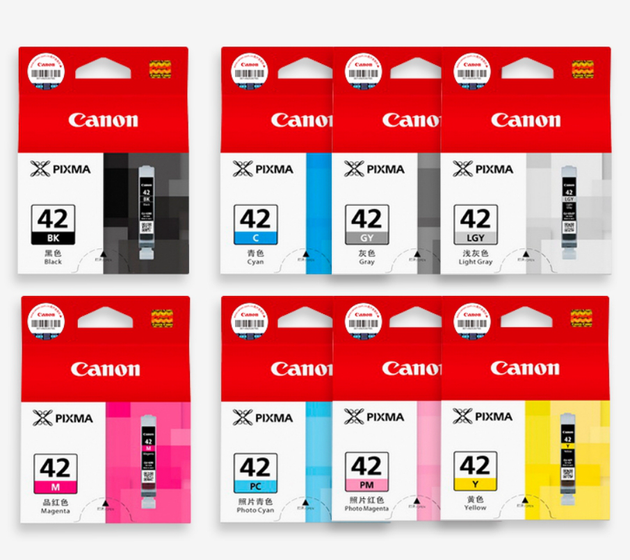 原装佳能42墨盒 CLI-42黑色 彩色 佳能PRO-100墨盒 PRO-100打印机