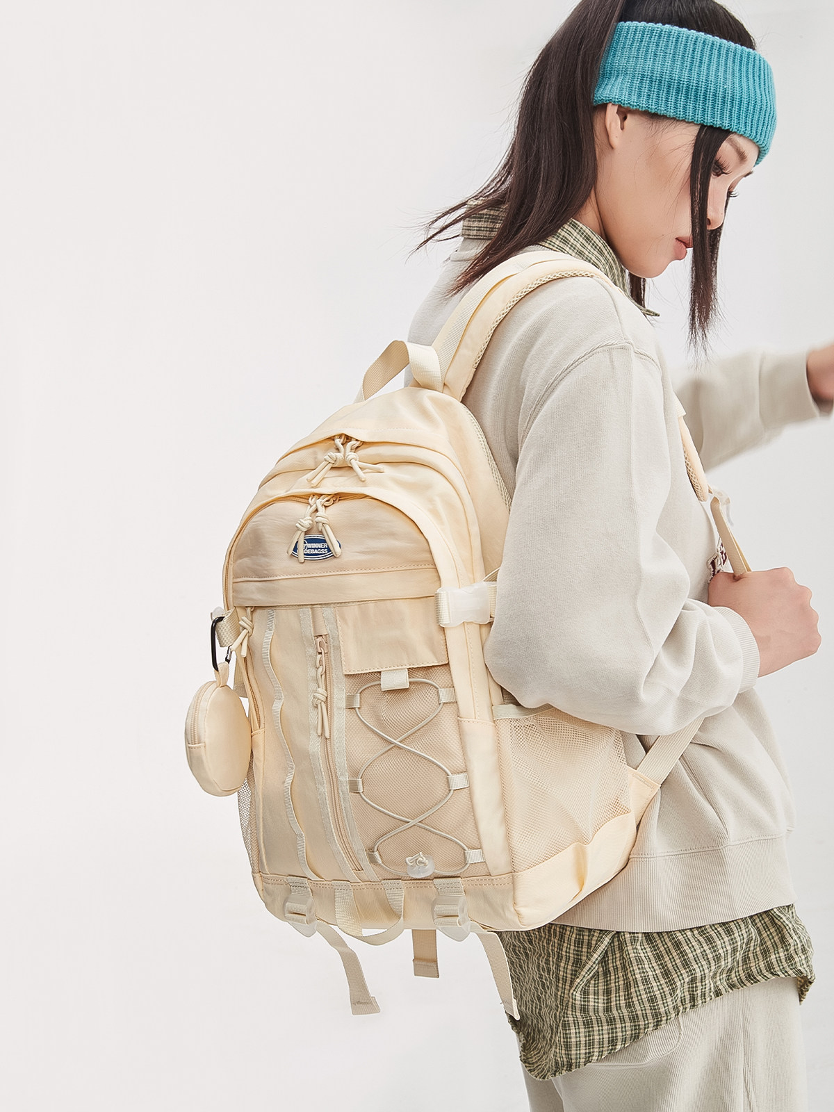 MADEBAG новый оригинальный школьный ранец для женщин, учащихся младших классов средней школы, дизайнерский рюкзак American ins high school college, рюкзак для мужчин Изображение 1