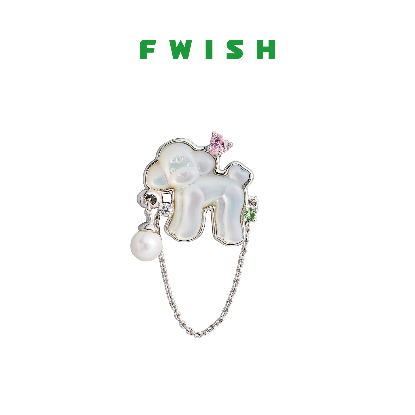 FWISH飞未夕贝母泰迪戒指
