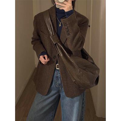 2025秋冬新款人字纹美拉