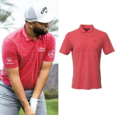 TravisMathew高尔夫短袖Polo琼拉姆2023新款The Heater TourLogo