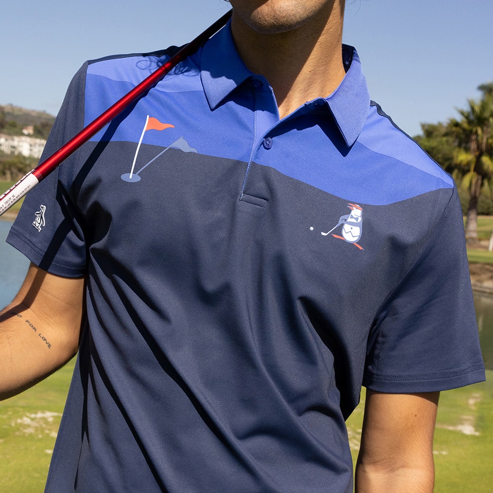 代购Original Penguin Golf Pete ColourBlock高尔夫短袖Polo衫图片