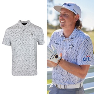 代购Original Penguin Golf HaveaBeer Print男子高尔夫短袖衫