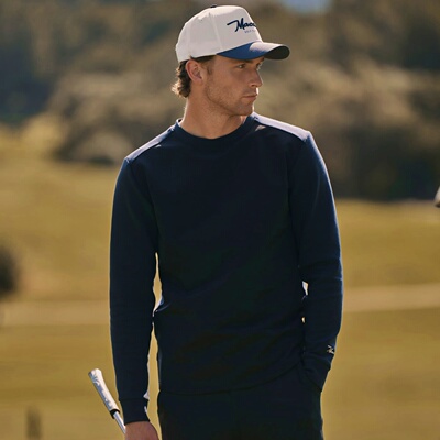 代购Macade高尔夫长袖衫男Course Lite TX Popover