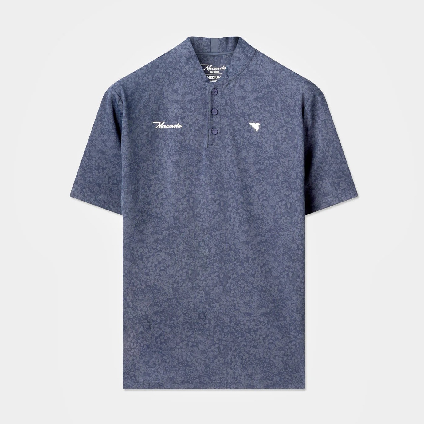 代购Macade Pace Bomber Shirt男子舒适高尔夫短袖衫