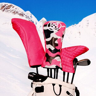 GFORE高尔夫球杆套EMBOSSED SKULL & TEES DRIVER HEADCOVER