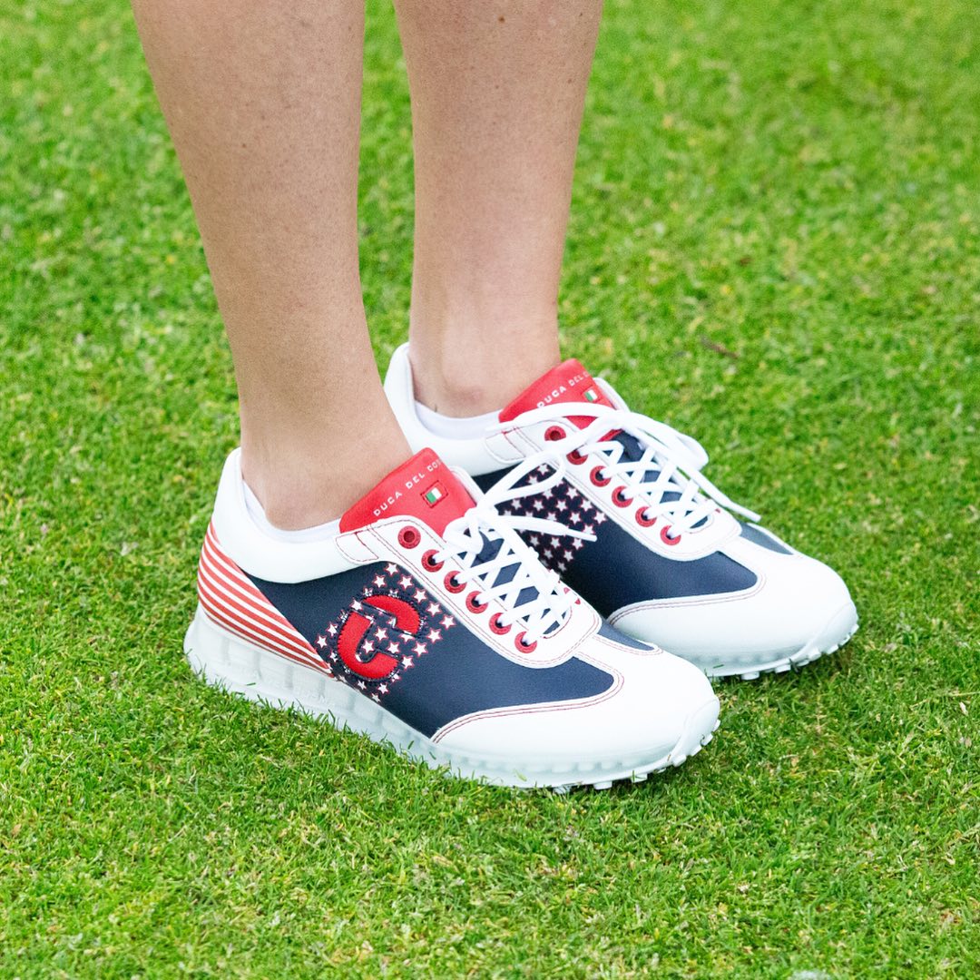 代购Duca Del Cosma Unity Golf女子防水无钉高尔夫球鞋