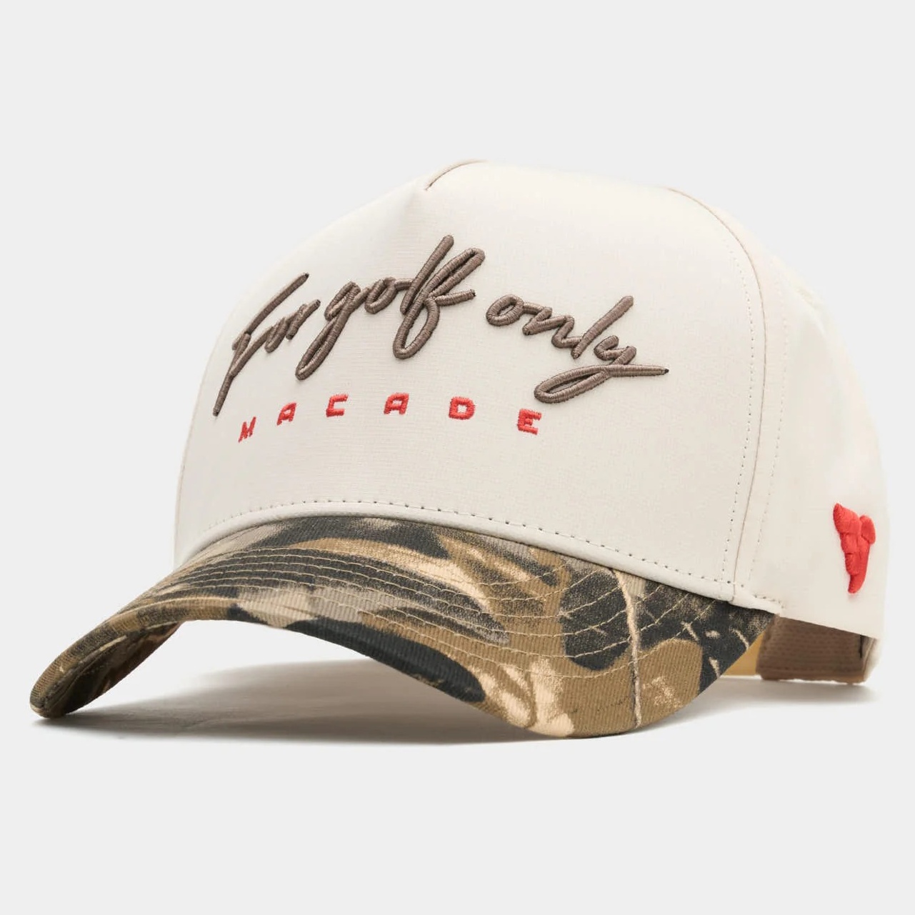 Macade高尔夫球帽男子均码新款Two-Tone Script Snapback