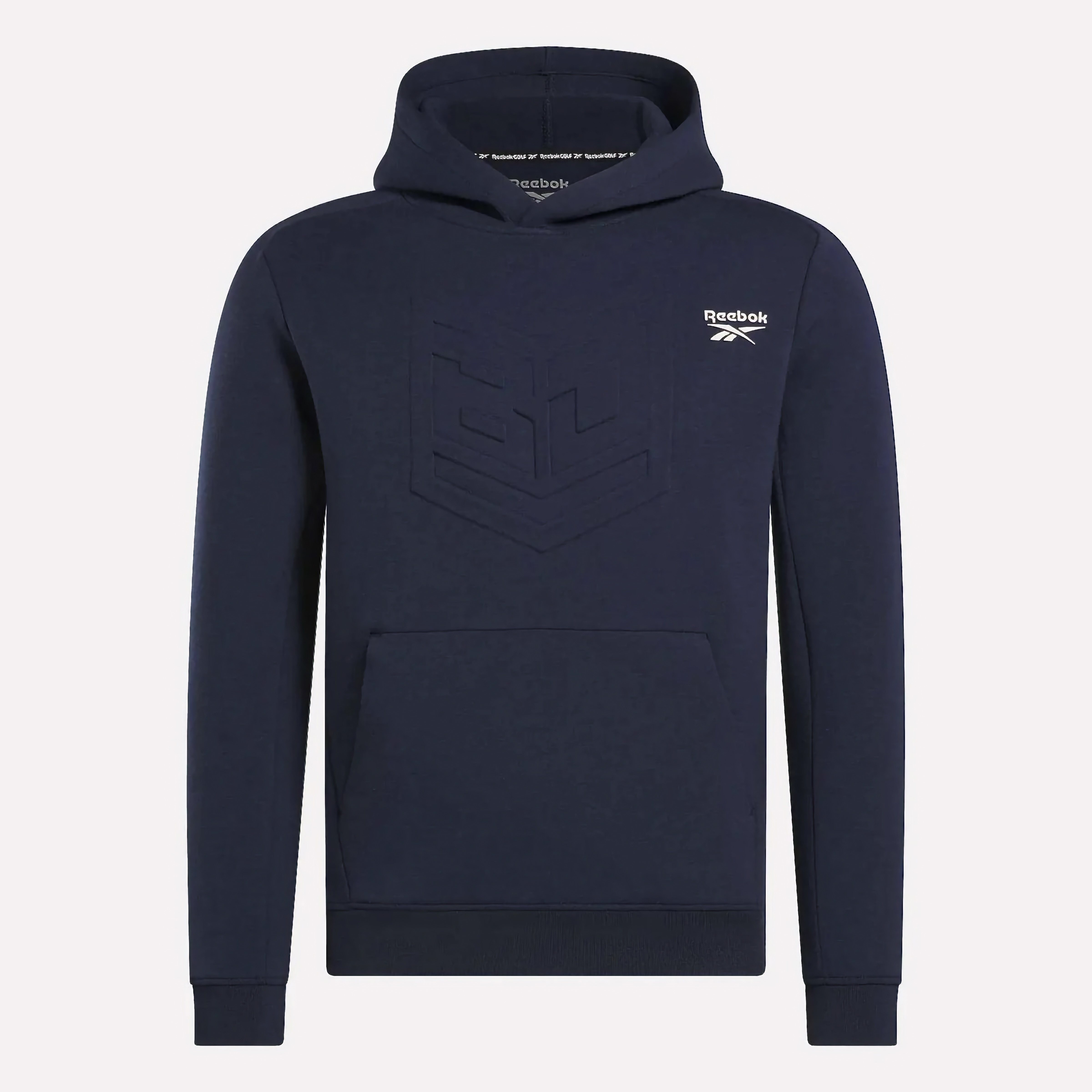 代购Reebok高尔夫长袖男弹力防晒款Scuba Knit Hoodie Sweatshirt