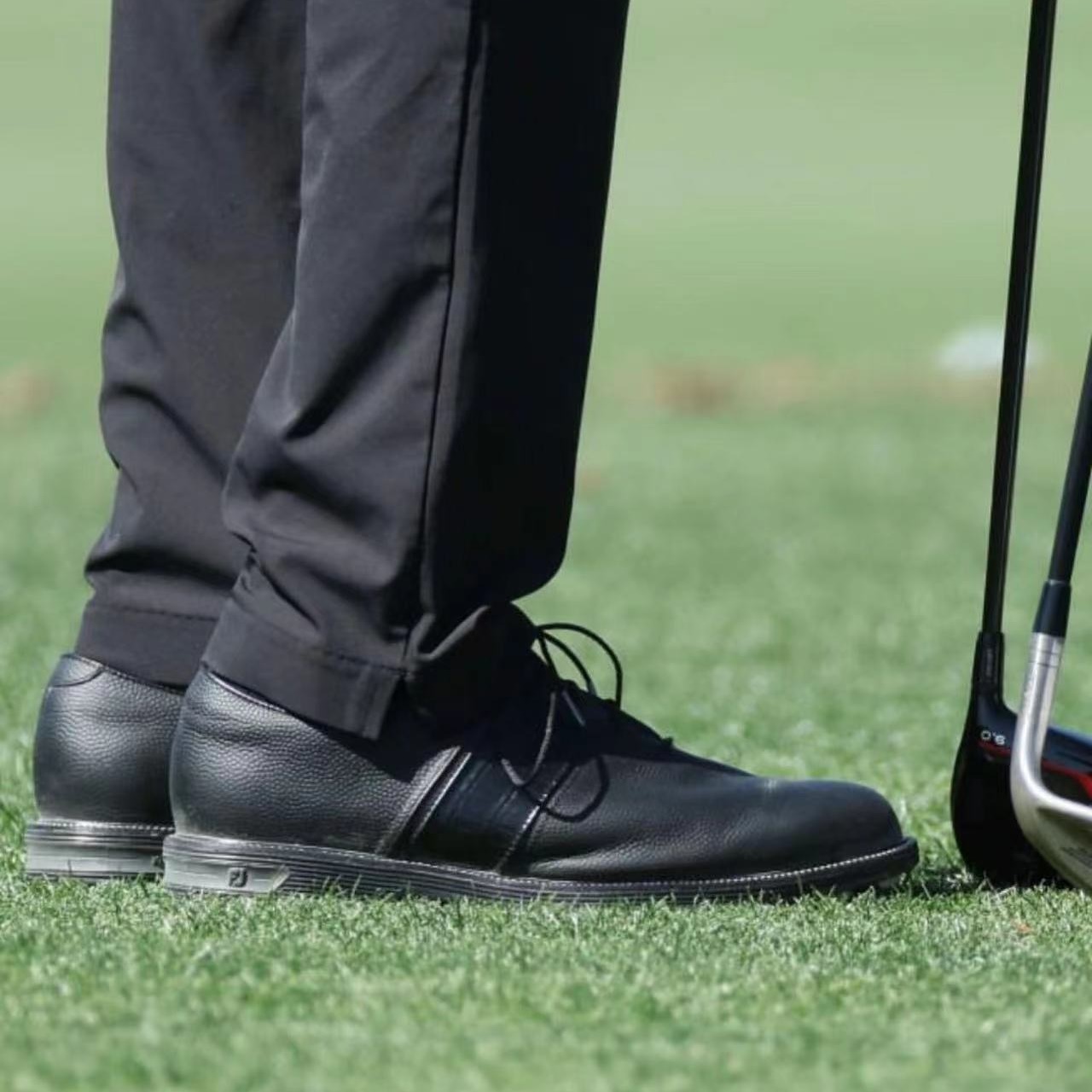 代购FootJoy Dryjoys Premiere Packard男子FJ伍兹潮款高尔夫球鞋