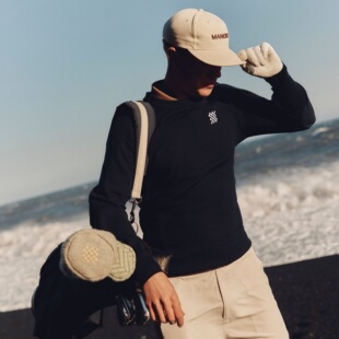 Manors男子新款羊毛高尔夫圆领衫golf Merino Tech Crewneck