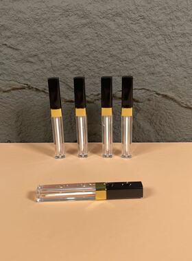 方形唇釉管唇彩管空管子透明唇油黑色小样遮瑕液分装瓶3.2ML