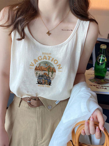 美式纯棉吊带背心女内搭2026新款