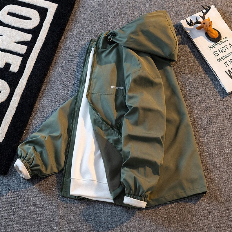 简约帅气冲锋衣外套男款工装夹克