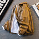 美拉德cleanfit复古棕色PU皮衣外套男2025新款 潮牌痞帅工装 皮夹克