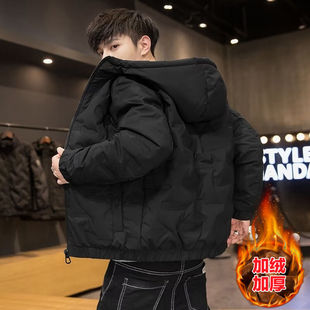 潮流帅气加厚棉衣冬装 潮牌连帽棉服男士 冬季 2025新款 保暖外套 短款
