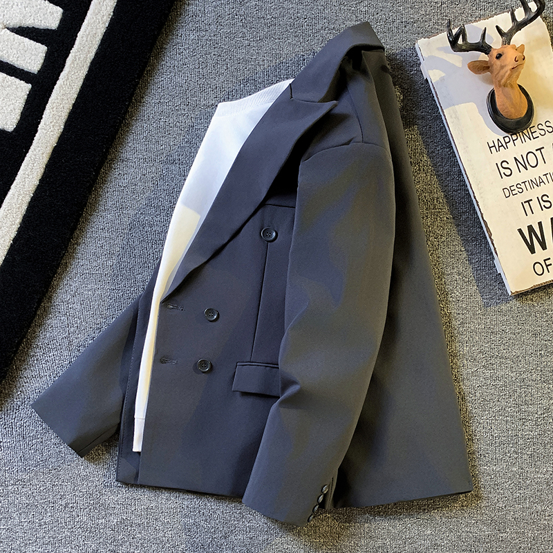 高级感西装外套男士商务休闲西服