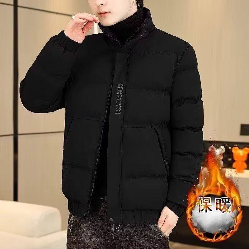立领棉衣男短款面包服加厚棉袄子